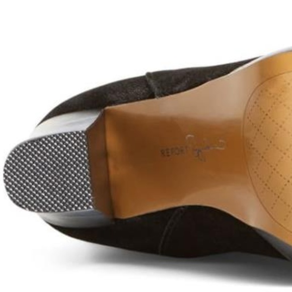 NWOT Report Signature Stacked Suede Boot Size 6 - Picture 7 of 11